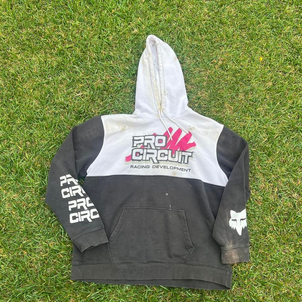 Fox Racing pro circuit y2k hoodie mens size xxl